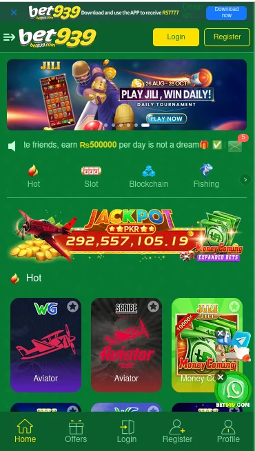 bet939 app interface screenshoot